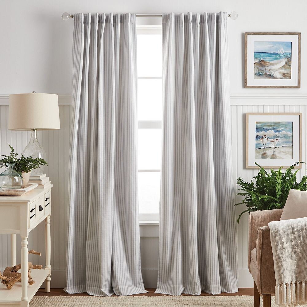 Марта Стюарт Ticking Stripe Backtab 2 панели для оконных штор Martha Stewart, серый
Марта Стюарт Ticking Stripe Backtab 2 панели для оконных штор Martha Stewart, серый