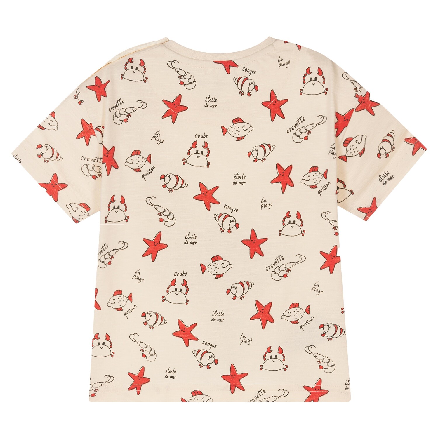 Бежевая футболка с карманами и пляжным принтом MAYORAL, бежевый
Бежевая футболка с карманами и пляжным принтом MAYORAL, бежевый