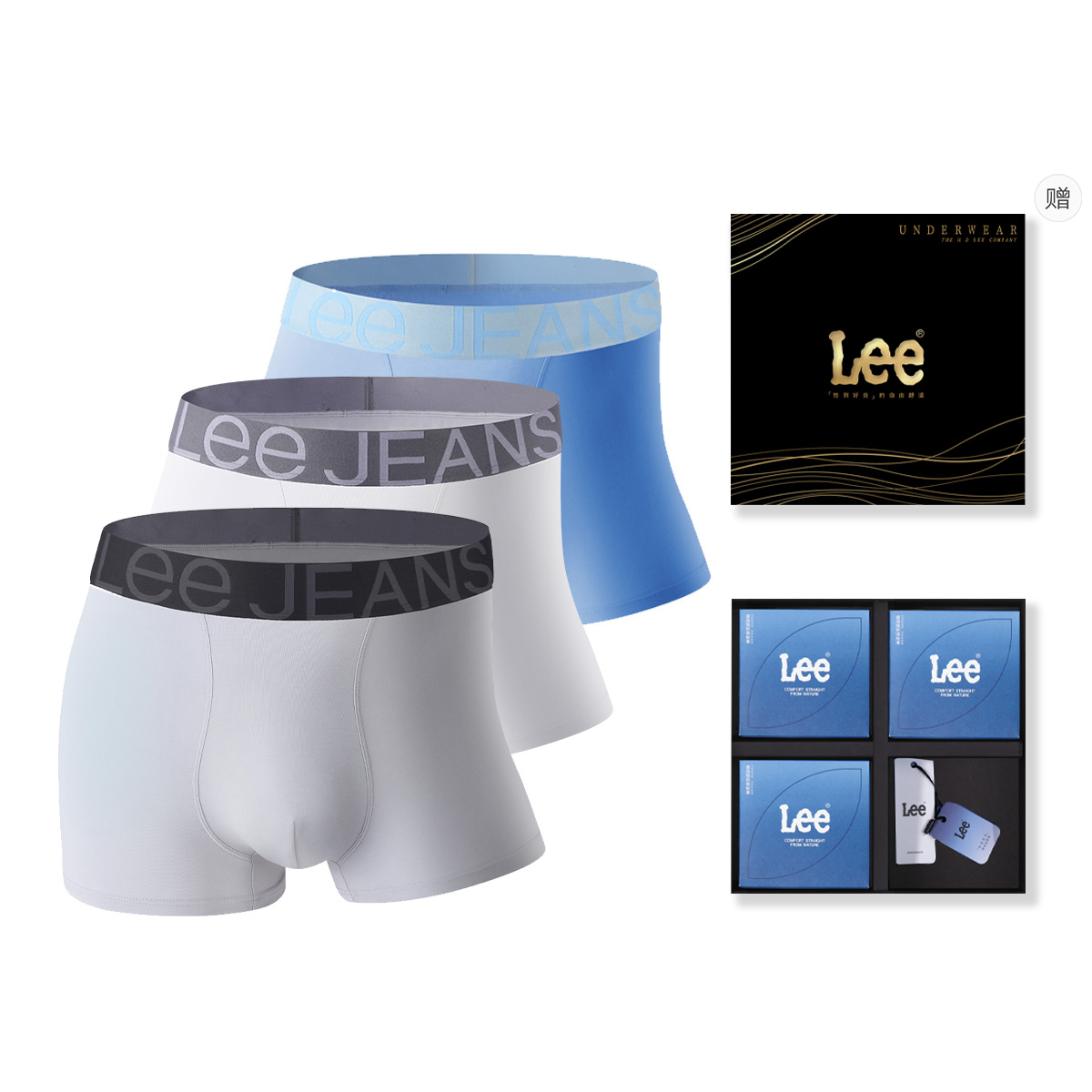 Мужские трусы-боксеры Lee, синий
Мужские трусы-боксеры Lee, синий