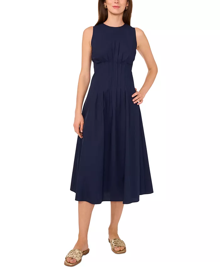 Женское миди-платье из хлопка с защипами и без рукавов 1.STATE, синий
Женское миди-платье из хлопка с защипами и без рукавов 1.STATE, синий