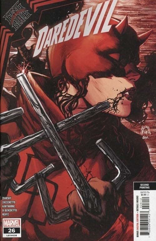 Daredevil #26 Second Printing Variant Cover by Marco Checchetto with Rated Comics Acrylic Backer (Rated Comics)
Daredevil #26 Second Printing Variant Cover by Marco Checchetto with Rated Comics Acrylic Backer (Rated Comics)