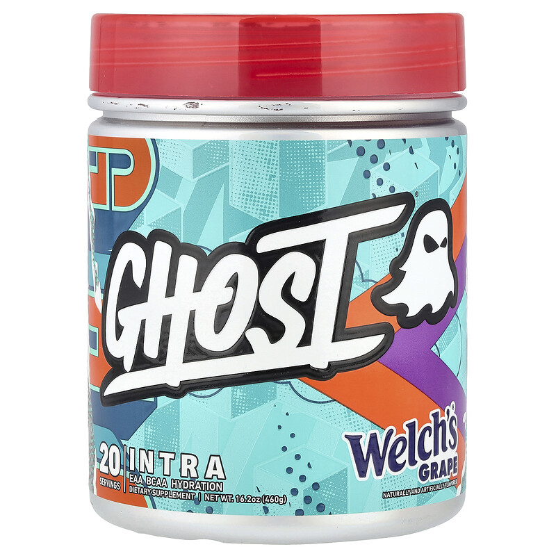 Ghost, Intra, виноград Welch's, 460 г (16,2 унции)
Ghost, Intra, виноград Welch's, 460 г (16,2 унции)
