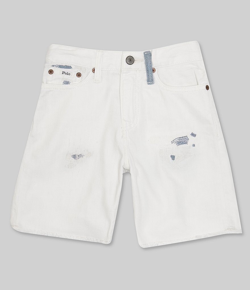 Облегающие джинсовые шорты с потертостями Polo Ralph Lauren Big Boys 8-20 Sullivan, белый
Облегающие джинсовые шорты с потертостями Polo Ralph Lauren Big Boys 8-20 Sullivan, белый