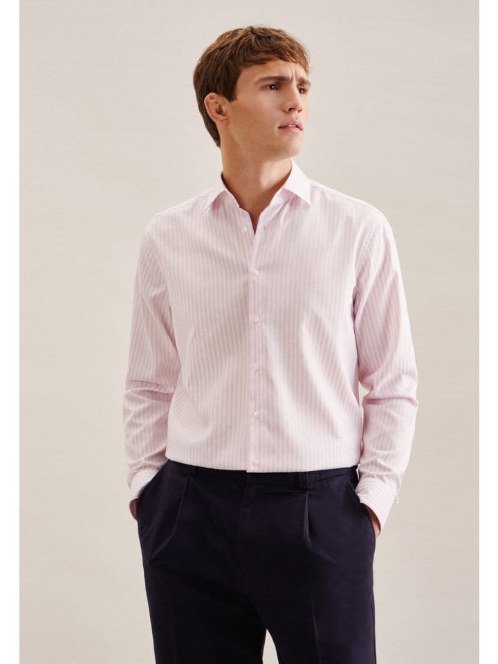 Рубашка Seidensticker, розовый
Рубашка Seidensticker, розовый