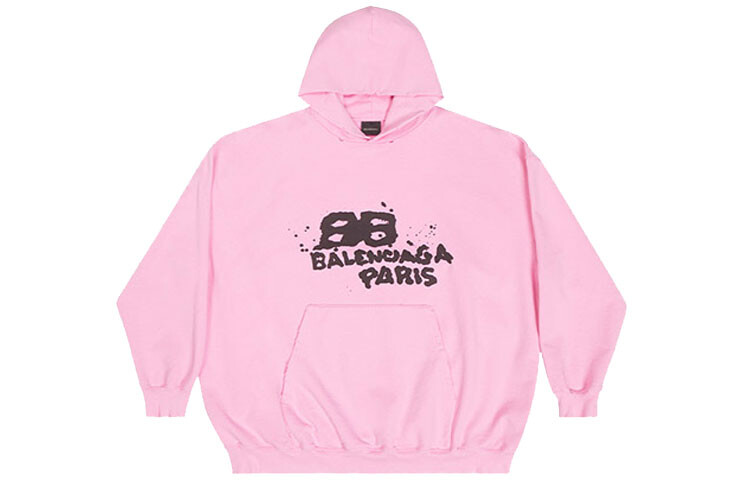 Толстовка женская Balenciaga с карманом-кенгуру, розовый
Толстовка женская Balenciaga с карманом-кенгуру, розовый