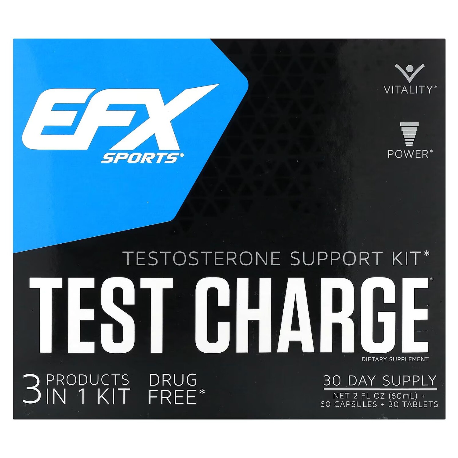 Test Charge, Набор для поддержки тестостерона, 1 комплект Efx Sports
Test Charge, Набор для поддержки тестостерона, 1 комплект Efx Sports