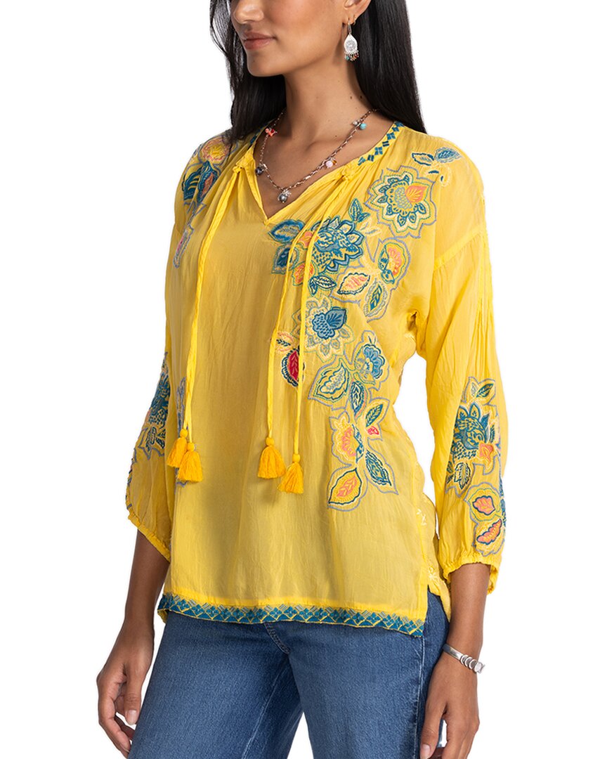 Джонни Вас Блузка Марго Johnny Was, желтый
Джонни Вас Блузка Марго Johnny Was, желтый