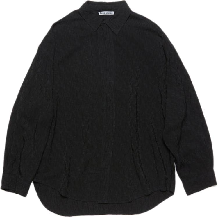 Джаккардовая рубашка Acne Studios, черный
Джаккардовая рубашка Acne Studios, черный