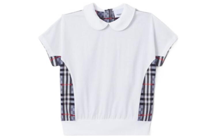 Футболка детская Burberry с клетчатым принтом, белый
Футболка детская Burberry с клетчатым принтом, белый