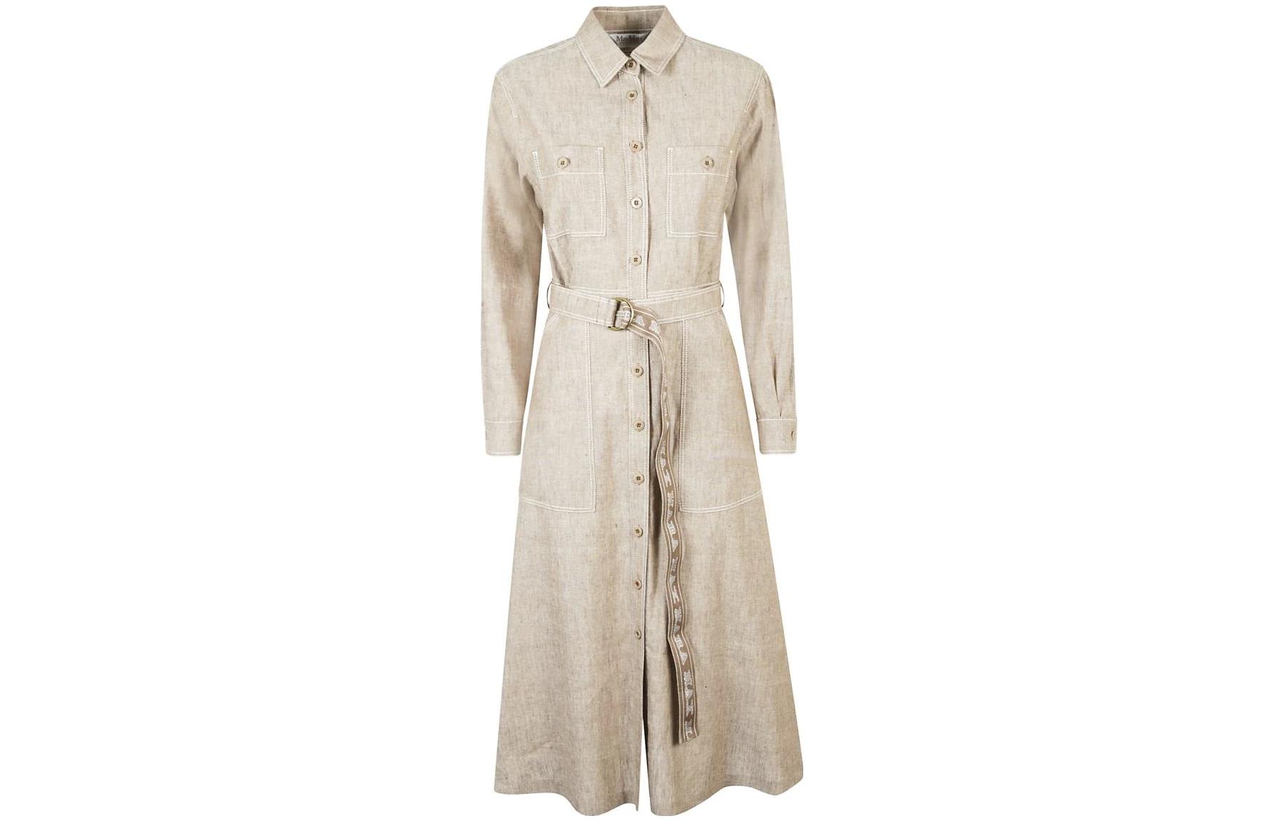 Женское серое платье с длинными рукавами MaxMara, серый
Женское серое платье с длинными рукавами MaxMara, серый