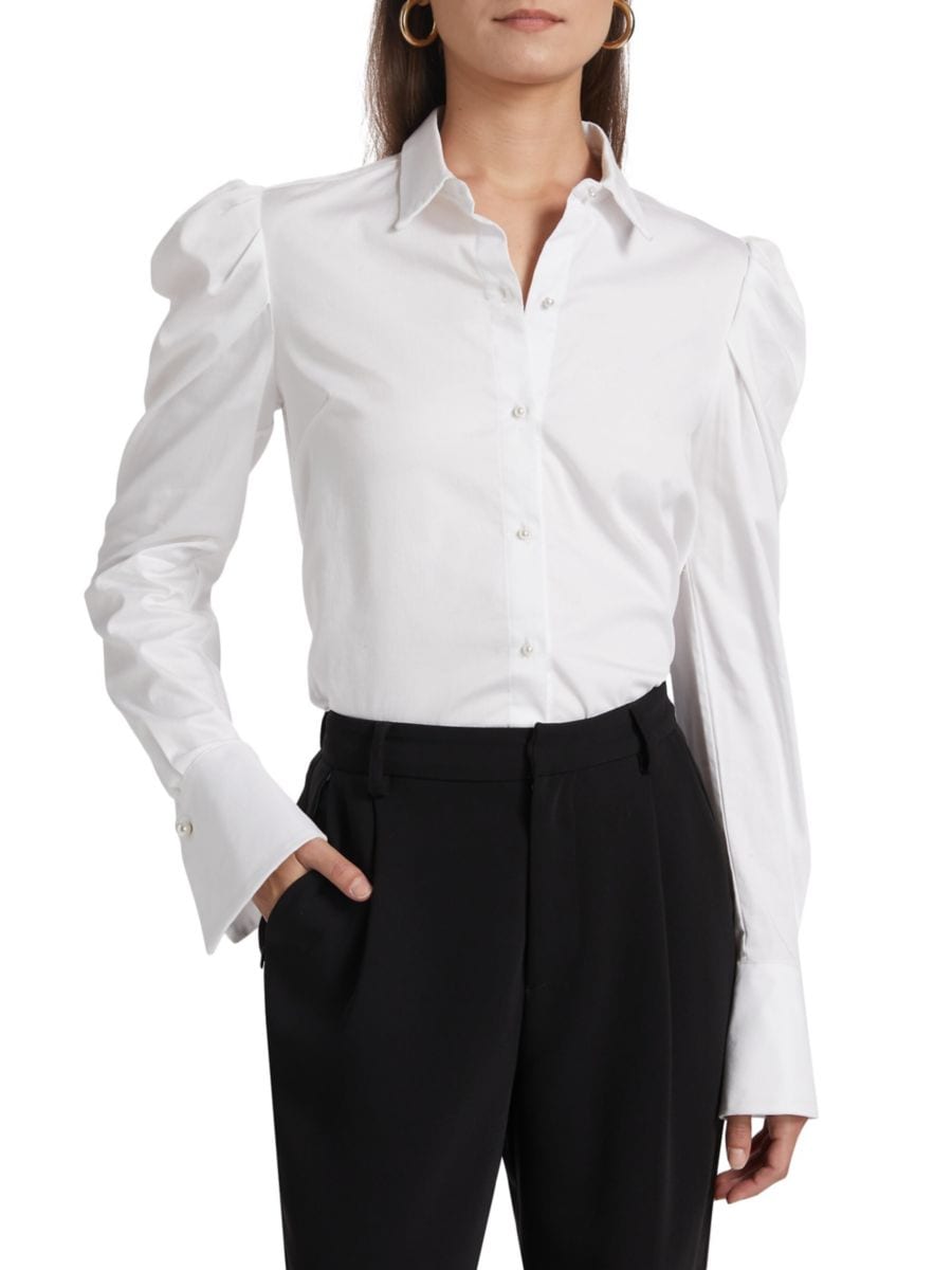 Рубашка Lyra из эластичного хлопкового поплина Generation Love, белый
Рубашка Lyra из эластичного хлопкового поплина Generation Love, белый