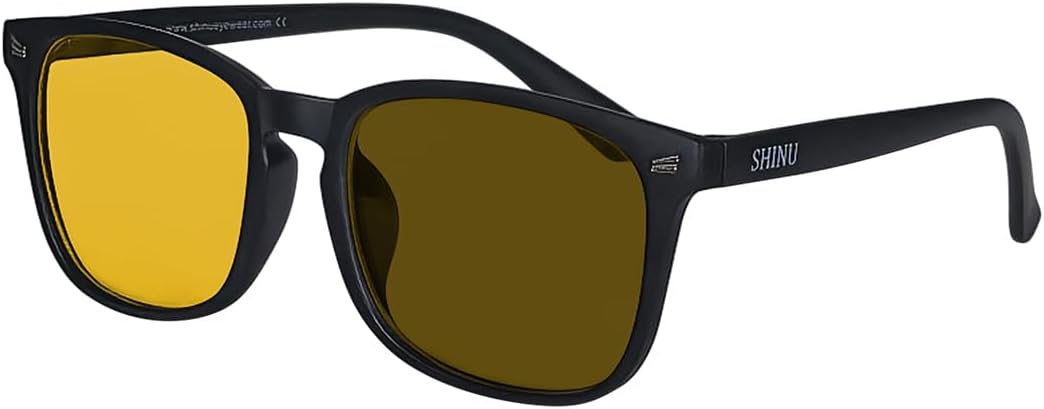 Солнцезащитные очки SHINU с антибликовым покрытием, поляризацией и фотохромным эффектом, обеспечивающие ночное видение и защиту от синего излучения (номер модели 8068), C2 Matt Black
Солнцезащитные очки SHINU с антибликовым покрытием, поляризацией и фотохромным эффектом, обеспечивающие ночное видение и защиту от синего излучения (номер модели 8068), C2 Matt Black