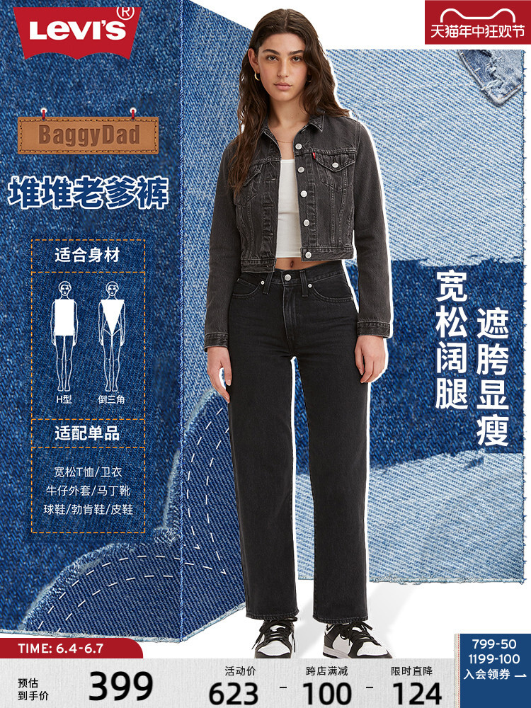 Брюки джинсовые Levi's женские, темно-серый
Брюки джинсовые Levi's женские, темно-серый