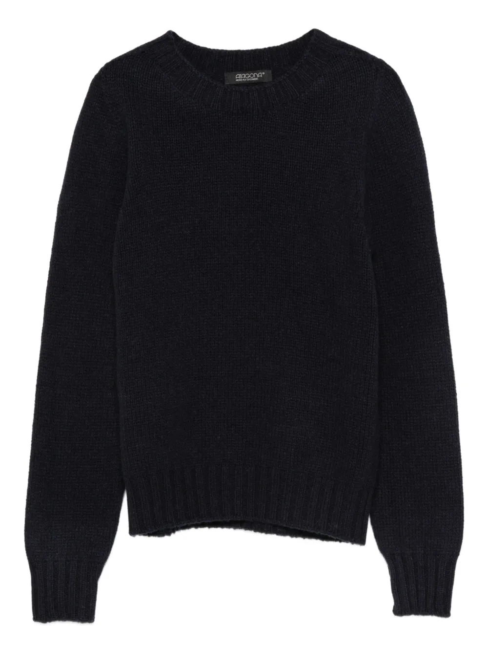 Кашемировый свитер с круглым вырезом Aragona, синий
Кашемировый свитер с круглым вырезом Aragona, синий