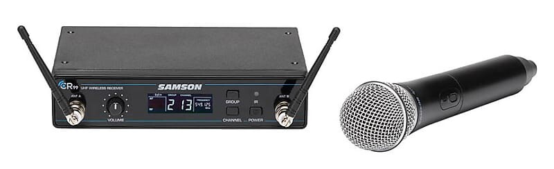Микрофон Samson Concert 99 Frequency-Agile UHF Wireless Handheld Mic System - D Band (542–566 MHz)
Микрофон Samson Concert 99 Frequency-Agile UHF Wireless Handheld Mic System - D Band (542–566 MHz)