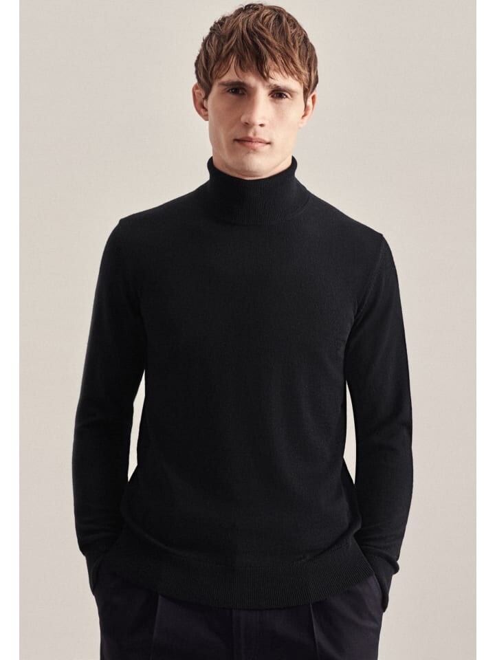 Пуловер Seidensticker Regular, черный
Пуловер Seidensticker Regular, черный