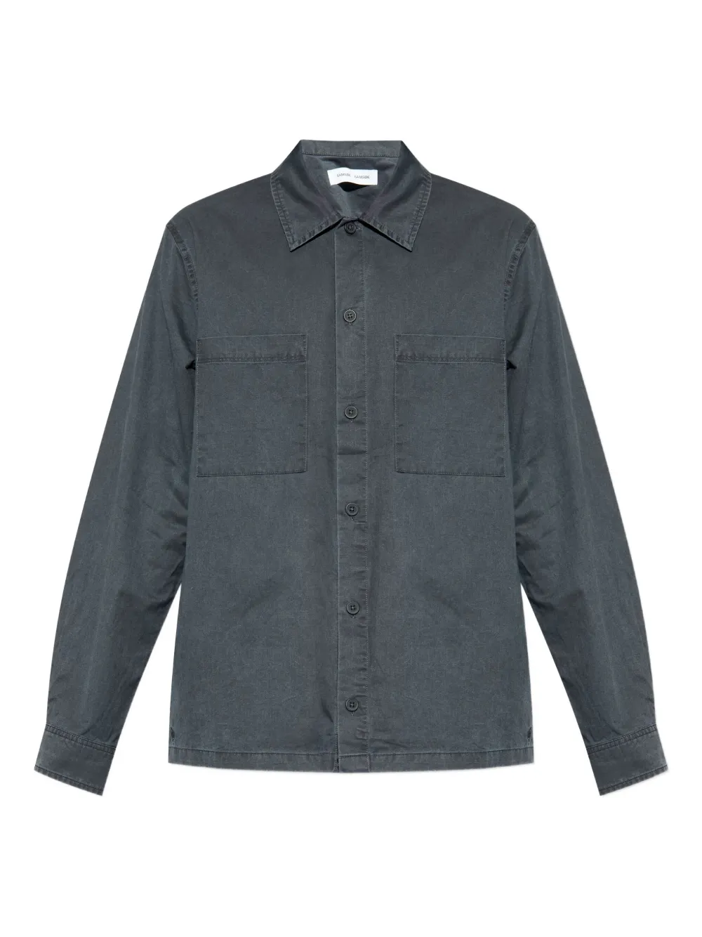 Рубашка Sataka с карманом и на пуговицах Samsoe Samsoe, черный 
Рубашка Sataka с карманом и на пуговицах Samsoe Samsoe, черный