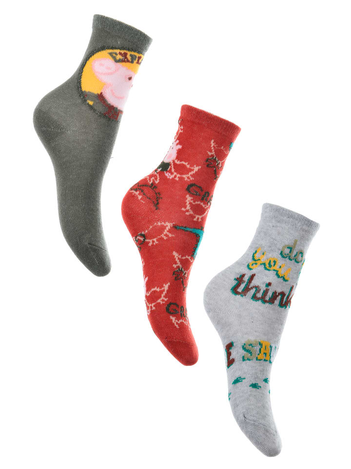 Носки Peppa Pig, разноцветный
Носки Peppa Pig, разноцветный