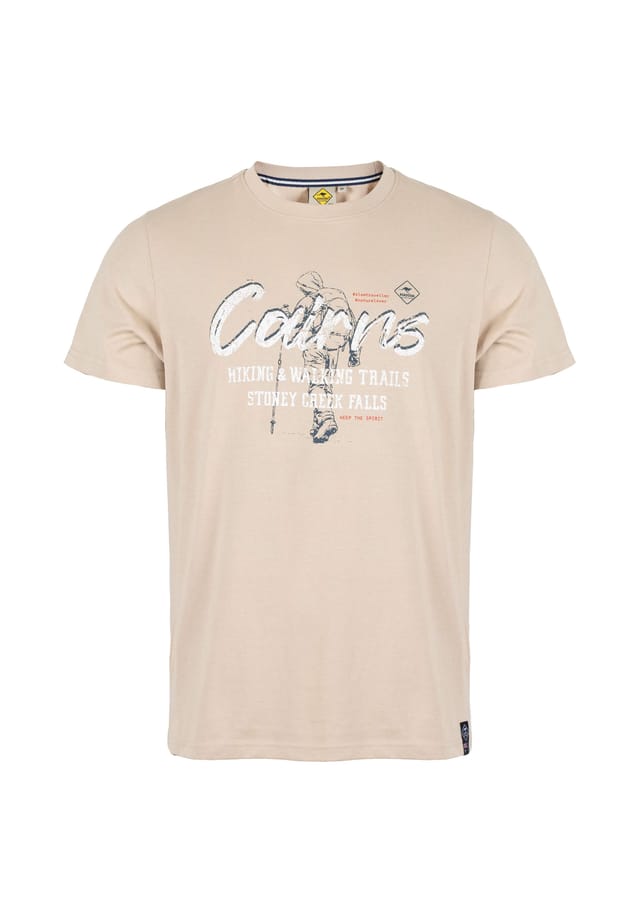 Футболка с принтом Stoney Creek Casual для непринужденного стиля с летним оттенком Roadsign Australia, бежевый
Футболка с принтом Stoney Creek Casual для непринужденного стиля с летним оттенком Roadsign Australia, бежевый