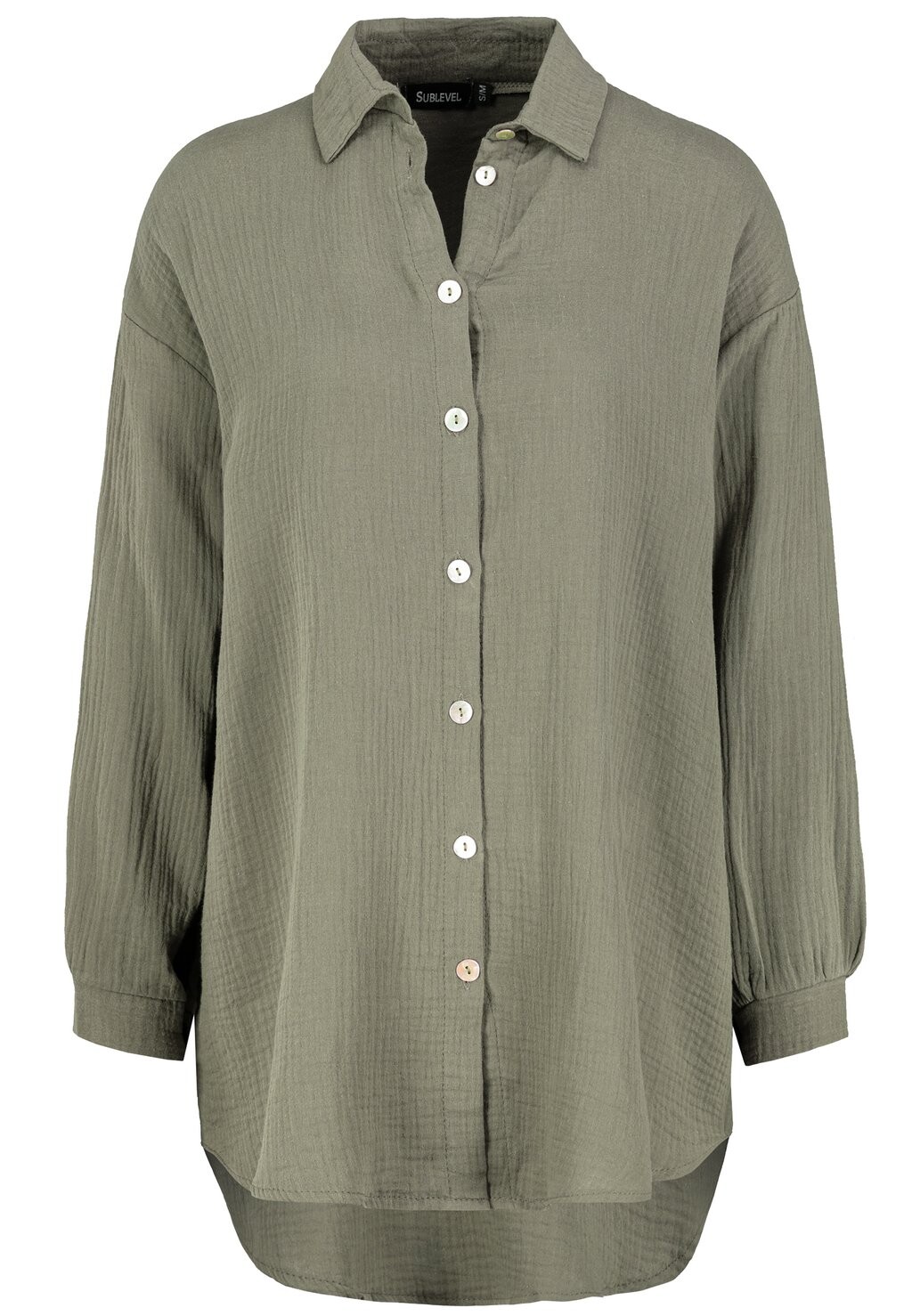 Рубашка-блузка LANGE Sublevel, зеленый 
Рубашка-блузка LANGE Sublevel, зеленый