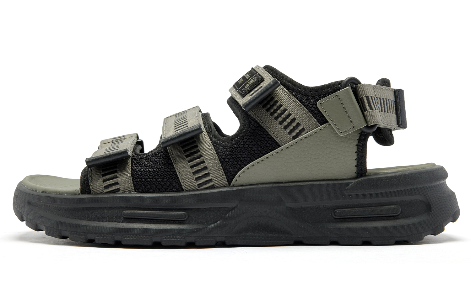 QIAODAN Пляжные сандалии мужские, черно-зеленые
QIAODAN Пляжные сандалии мужские, черно-зеленые