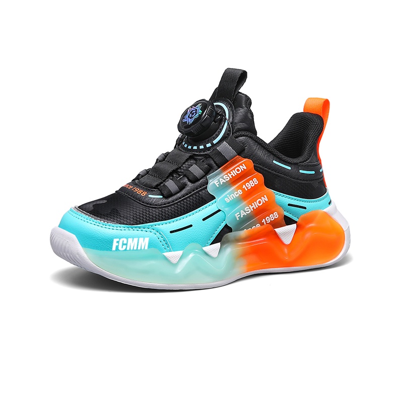 Дышащие противоскользящие детские кроссовки для бега FCMM, черный/оранжевый
Дышащие противоскользящие детские кроссовки для бега FCMM, черный/оранжевый