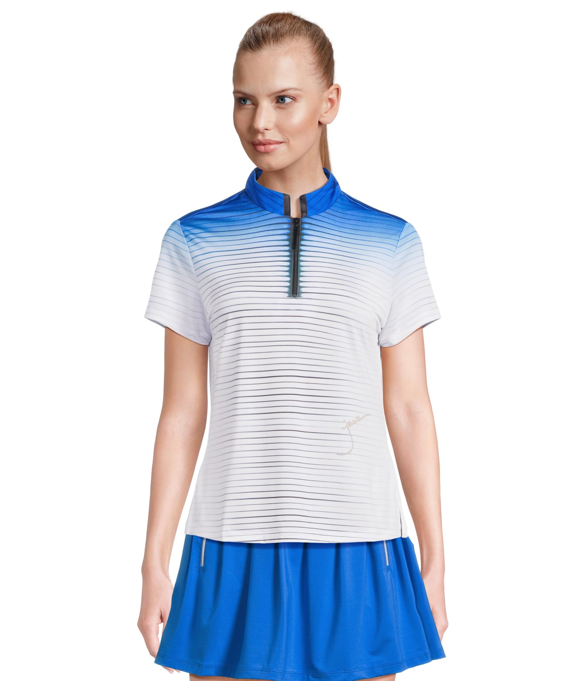 Топ Jamie Sadock Flux Print Short Sleeve Top, Electric Blue 
Топ Jamie Sadock Flux Print Short Sleeve Top, Electric Blue