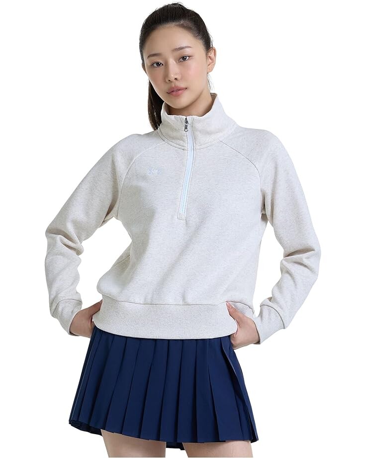 Толстовка Under Armour Rival Fleece 1/2 Zip, цвет Oatmeal Light Heather/White
Толстовка Under Armour Rival Fleece 1/2 Zip, цвет Oatmeal Light Heather/White
