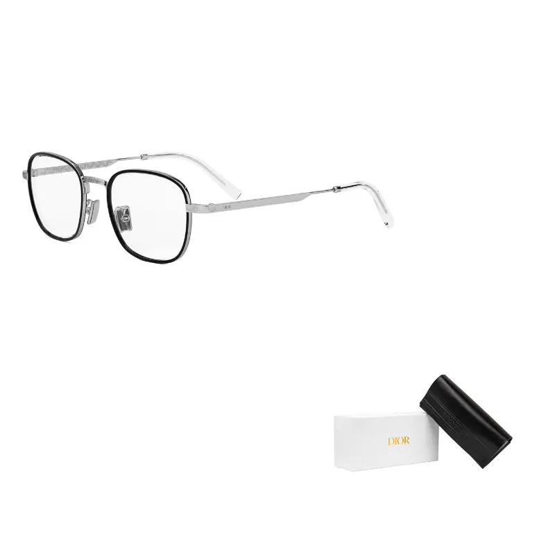 DIOR Металлические квадратные оправы для очков Unisex Black/Silver
DIOR Металлические квадратные оправы для очков Unisex Black/Silver