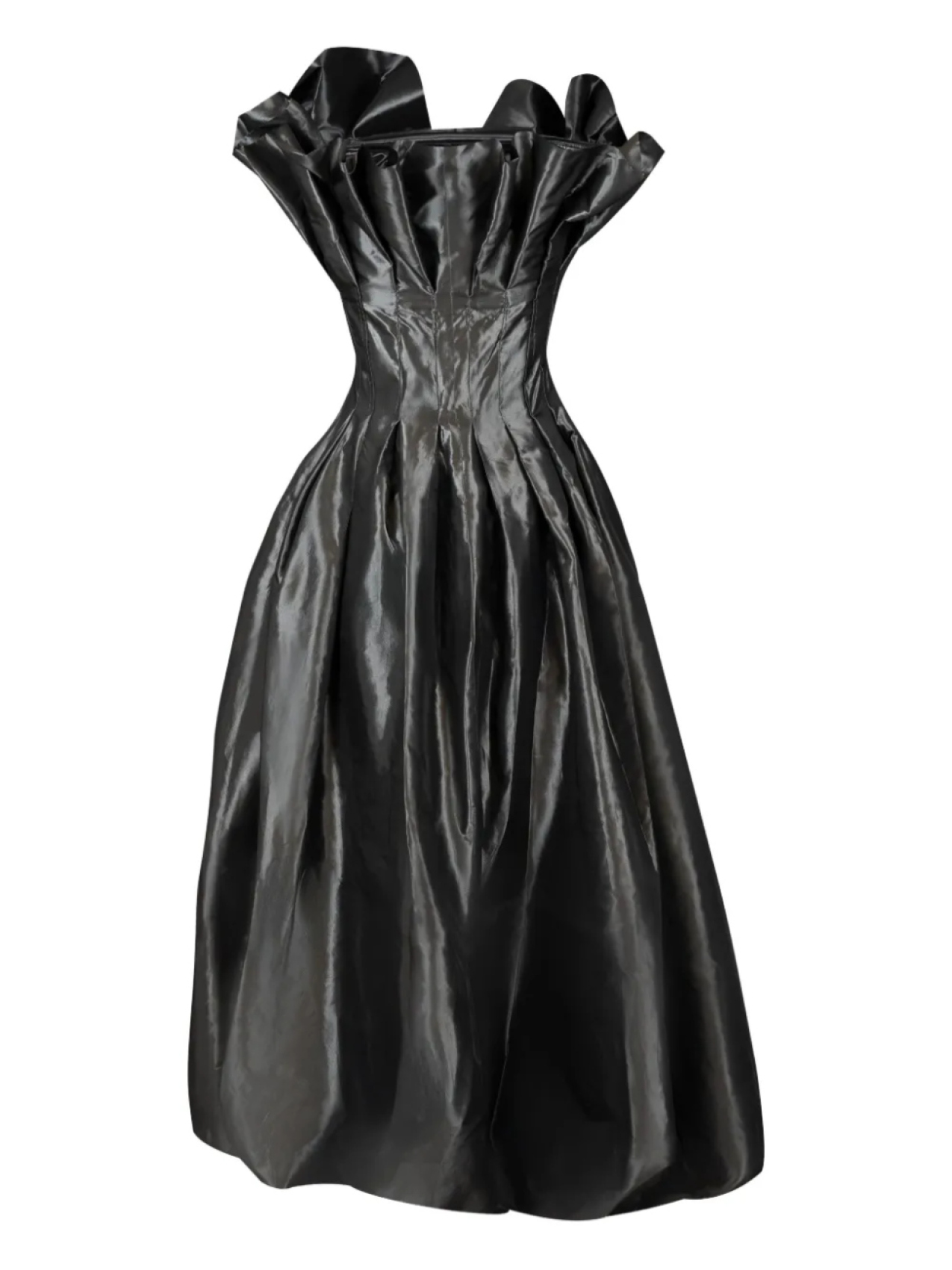 Gaby Charbachy драпированное платье с оборками, серый
Gaby Charbachy драпированное платье с оборками, серый