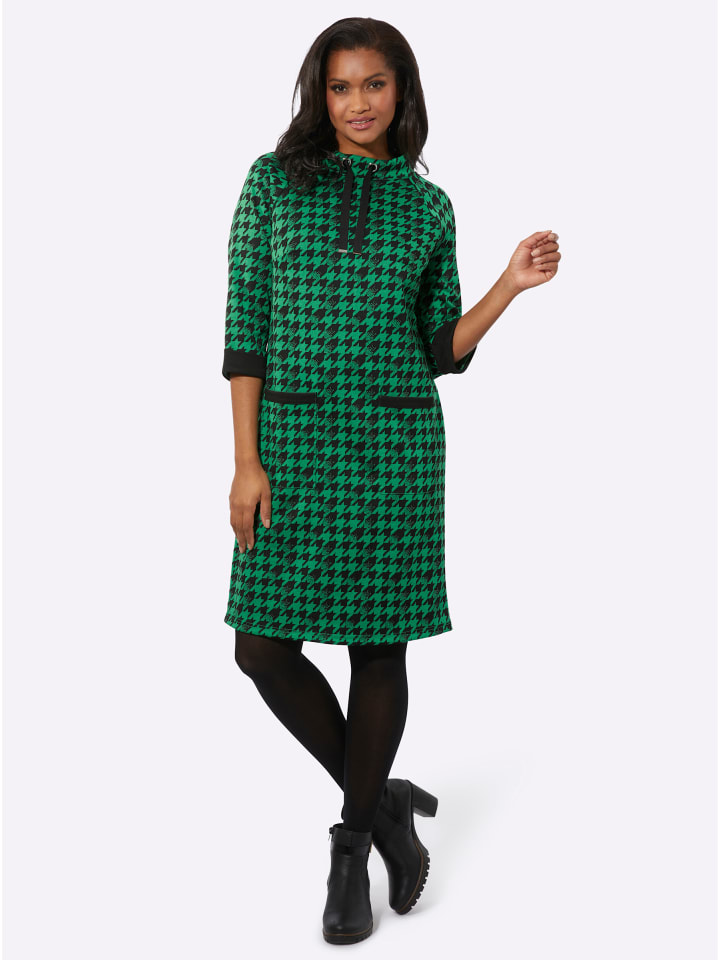 Платье из джерси в травянисто-зеленый и черный узор WITT WEIDEN
Платье из джерси в травянисто-зеленый и черный узор WITT WEIDEN