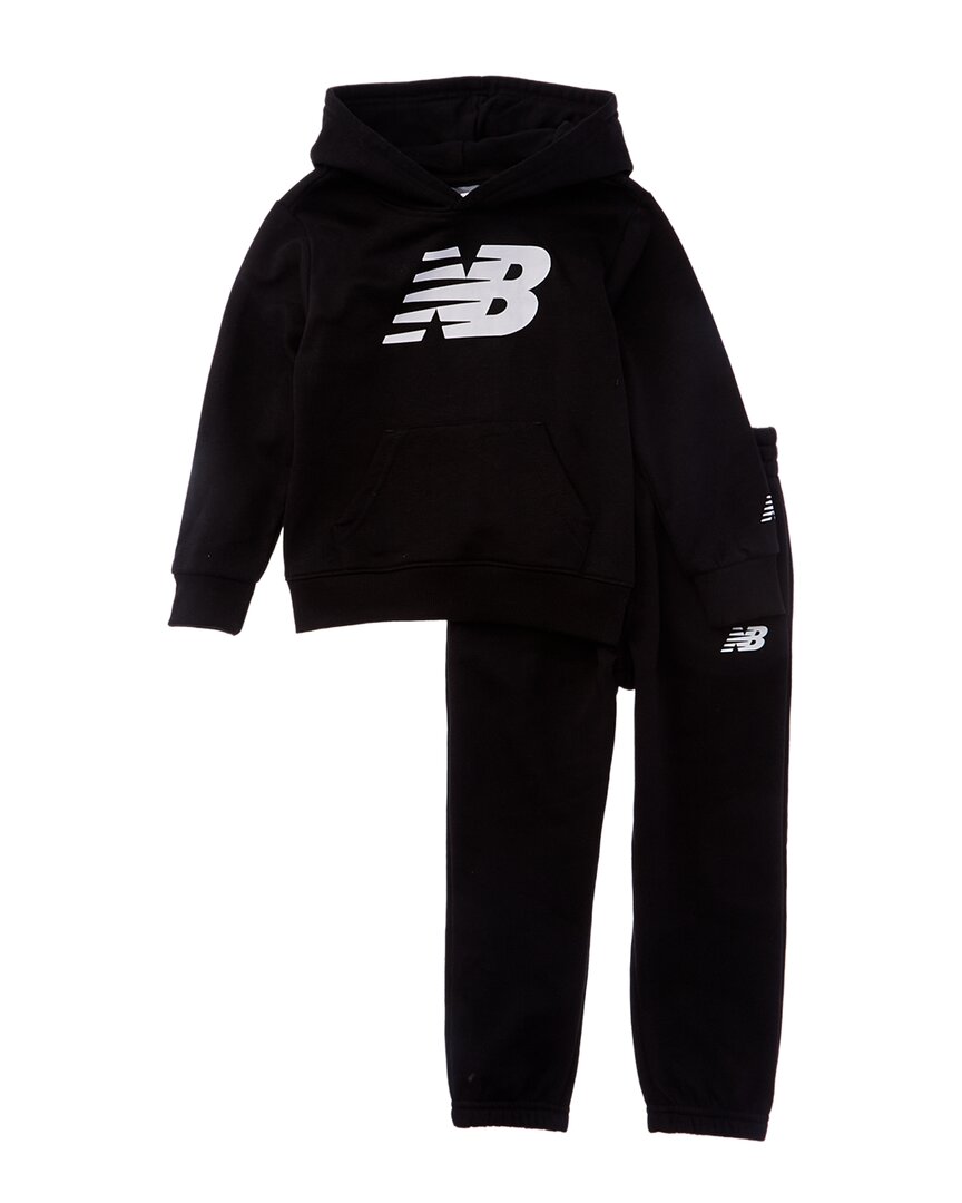 Комплект New Balance из 2 предметов: флисовая толстовка и спортивные штаны, черный
Комплект New Balance из 2 предметов: флисовая толстовка и спортивные штаны, черный