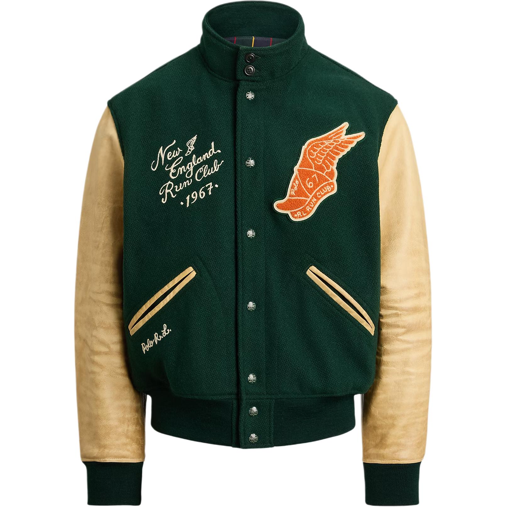 Кожаный бомбер с панелями Polo Ralph Lauren, churchill зеленый
Кожаный бомбер с панелями Polo Ralph Lauren, churchill зеленый