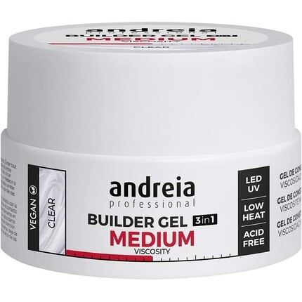 Andreia Professional Builder 3 в 1 гель средней вязкости прозрачный 22 г 0,78 унции - веганский для ногтей
Andreia Professional Builder 3 в 1 гель средней вязкости прозрачный 22 г 0,78 унции - веганский для ногтей