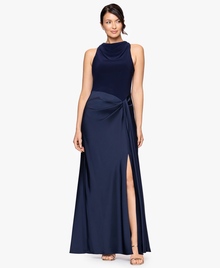 Женское платье с воротником-хомутом Betsy & Adam, Navy
Женское платье с воротником-хомутом Betsy & Adam, Navy