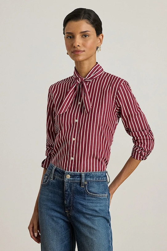 Хлопковая рубашка Lauren Ralph Lauren, красный
Хлопковая рубашка Lauren Ralph Lauren, красный