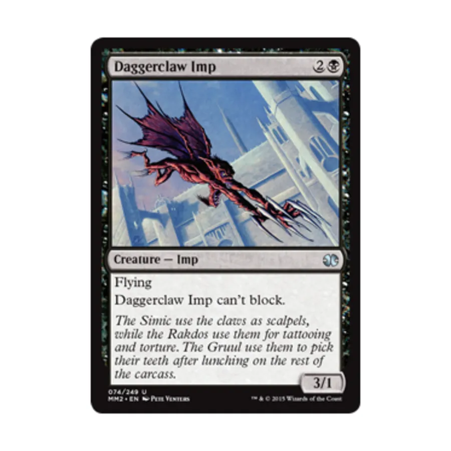 CCG Кинжальный бес (U), MTG - Modern Masters 2015
CCG Кинжальный бес (U), MTG - Modern Masters 2015