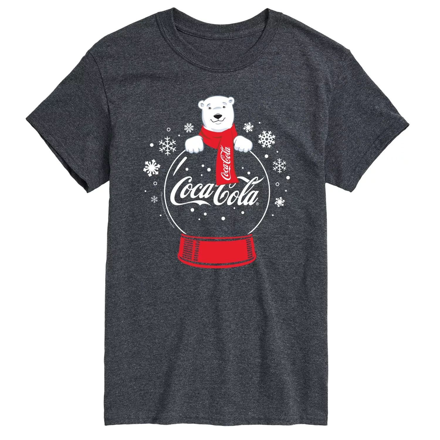 Футболка с изображением снежного шара Big & Tall Coca-Cola Polar Bear Licensed Character, серый
Футболка с изображением снежного шара Big & Tall Coca-Cola Polar Bear Licensed Character, серый