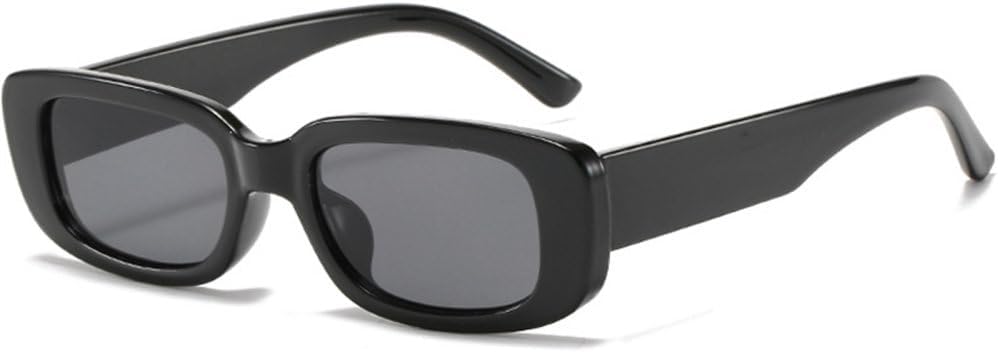 Ретро-солнцезащитные очки небольшого размера для мужчин и женщин, модные винтажные солнцезащитные очки в прямоугольной оправе с защитой от УФ-излучения UV400 для активного отдыха на природе TYUVIVO, Black Gray
Ретро-солнцезащитные очки небольшого размера для мужчин и женщин, модные винтажные солнцезащитные очки в прямоугольной оправе с защитой от УФ-излучения UV400 для активного отдыха на природе TYUVIVO, Black Gray