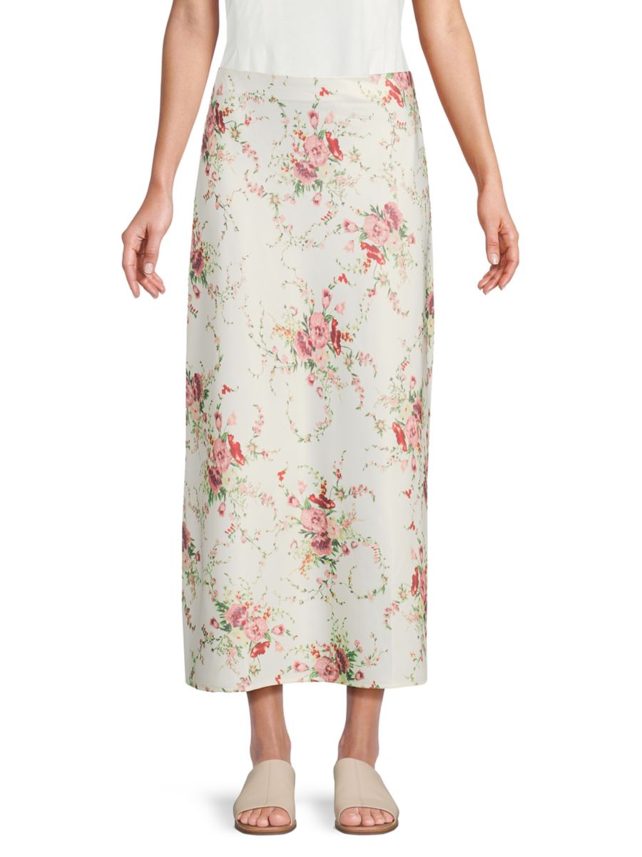 Юбка макси с цветочным принтом из атласа Lea & Viola, слоновая кость
Юбка макси с цветочным принтом из атласа Lea & Viola, слоновая кость