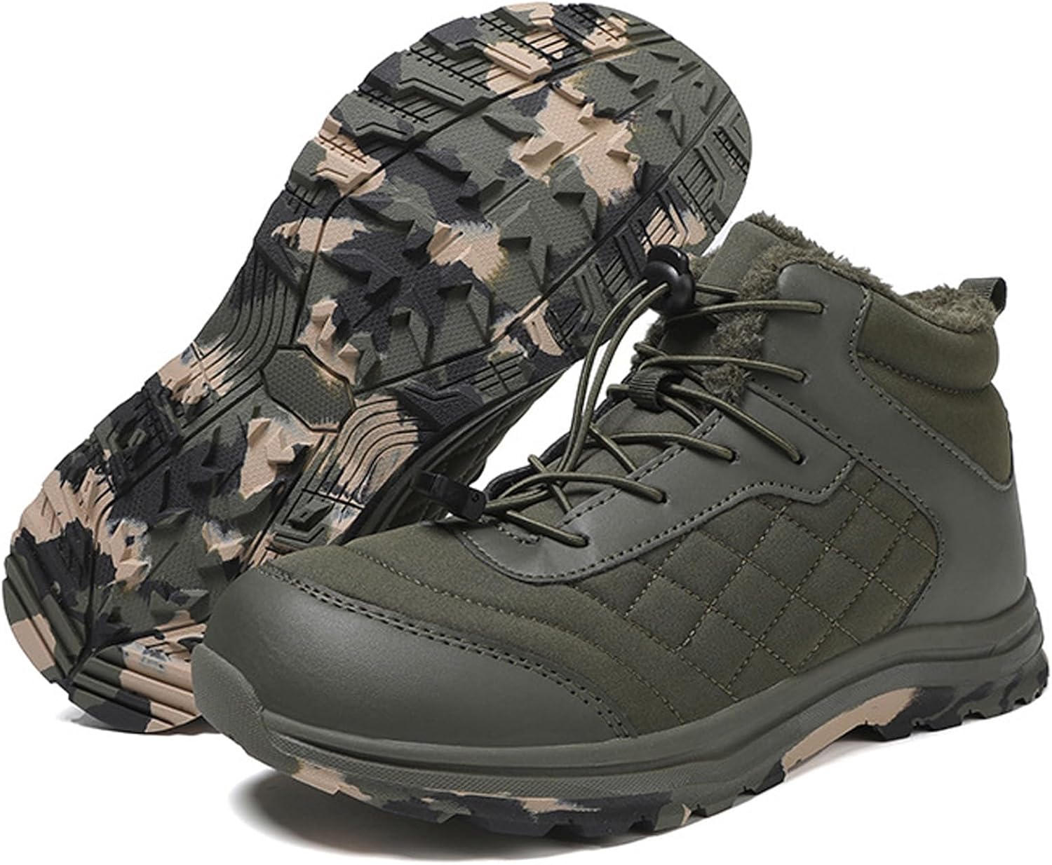 Мужские зимние ботинки TZNBGGE с утеплителем из меха, легкие, для походов, противоскользящие, для работы на улице, босоножки, зеленый
Мужские зимние ботинки TZNBGGE с утеплителем из меха, легкие, для походов, противоскользящие, для работы на улице, босоножки, зеленый