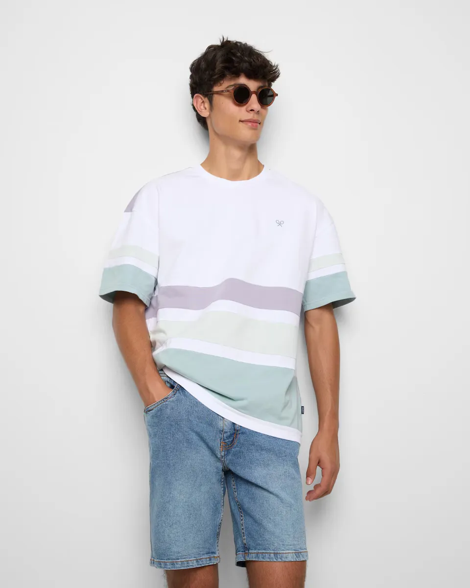 Мужская футболка Special Fit с асимметричными полосками Silbon, фиолетовый
Мужская футболка Special Fit с асимметричными полосками Silbon, фиолетовый