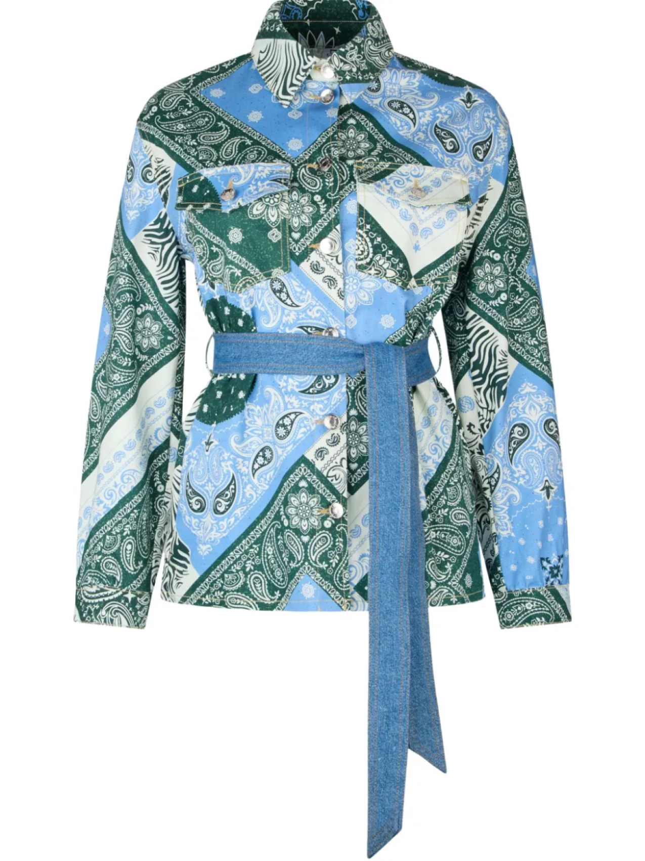 LIU JO куртка-рубашка с принтом, синий
LIU JO куртка-рубашка с принтом, синий