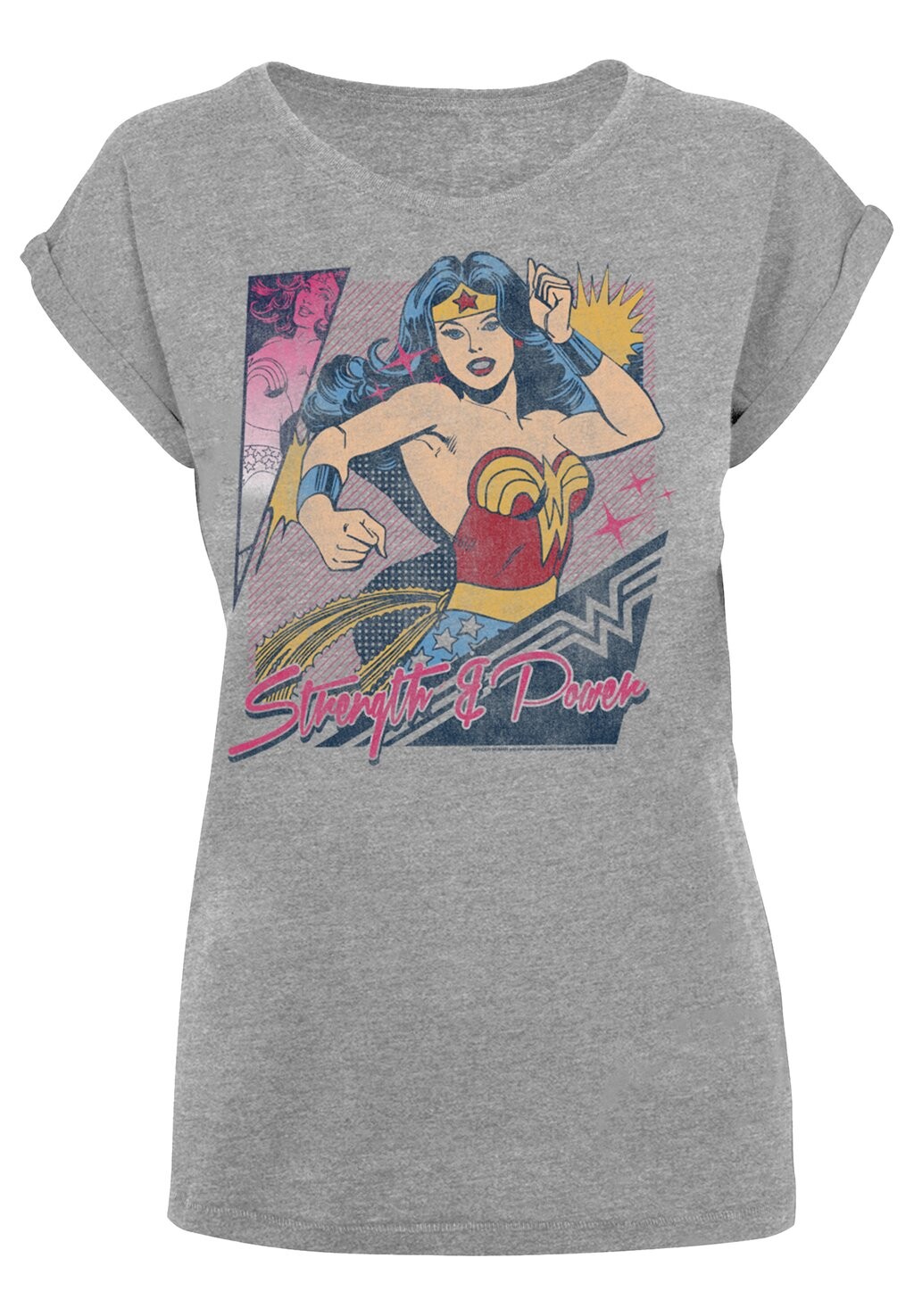 Футболка с принтом DC COMICS STRENGTH & POWER F4NT4STIC, серый
Футболка с принтом DC COMICS STRENGTH & POWER F4NT4STIC, серый