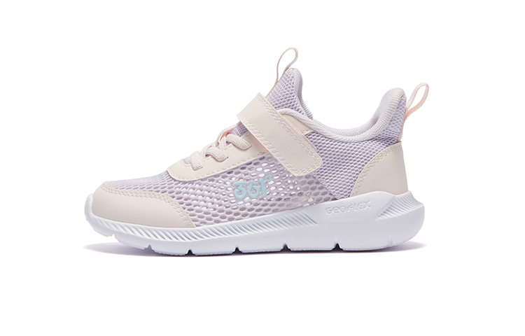 Износостойкие дышащие противоскользящие низкие детские кроссовки для бега розово-фиолетовые 361°KIDS 
Износостойкие дышащие противоскользящие низкие детские кроссовки для бега розово-фиолетовые 361°KIDS