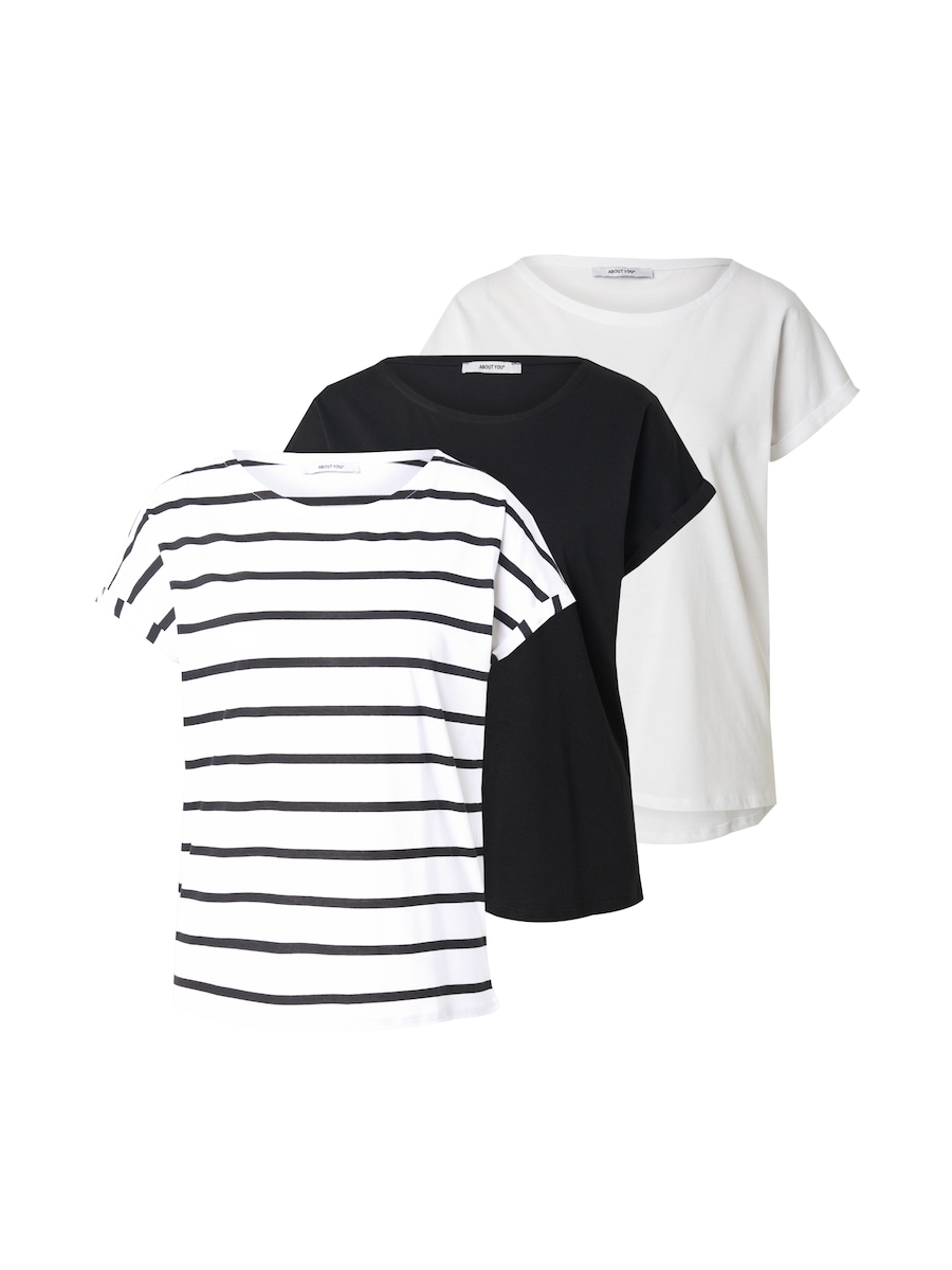 Рубашка ABOUT YOU Rowan, черный/белый
Рубашка ABOUT YOU Rowan, черный/белый