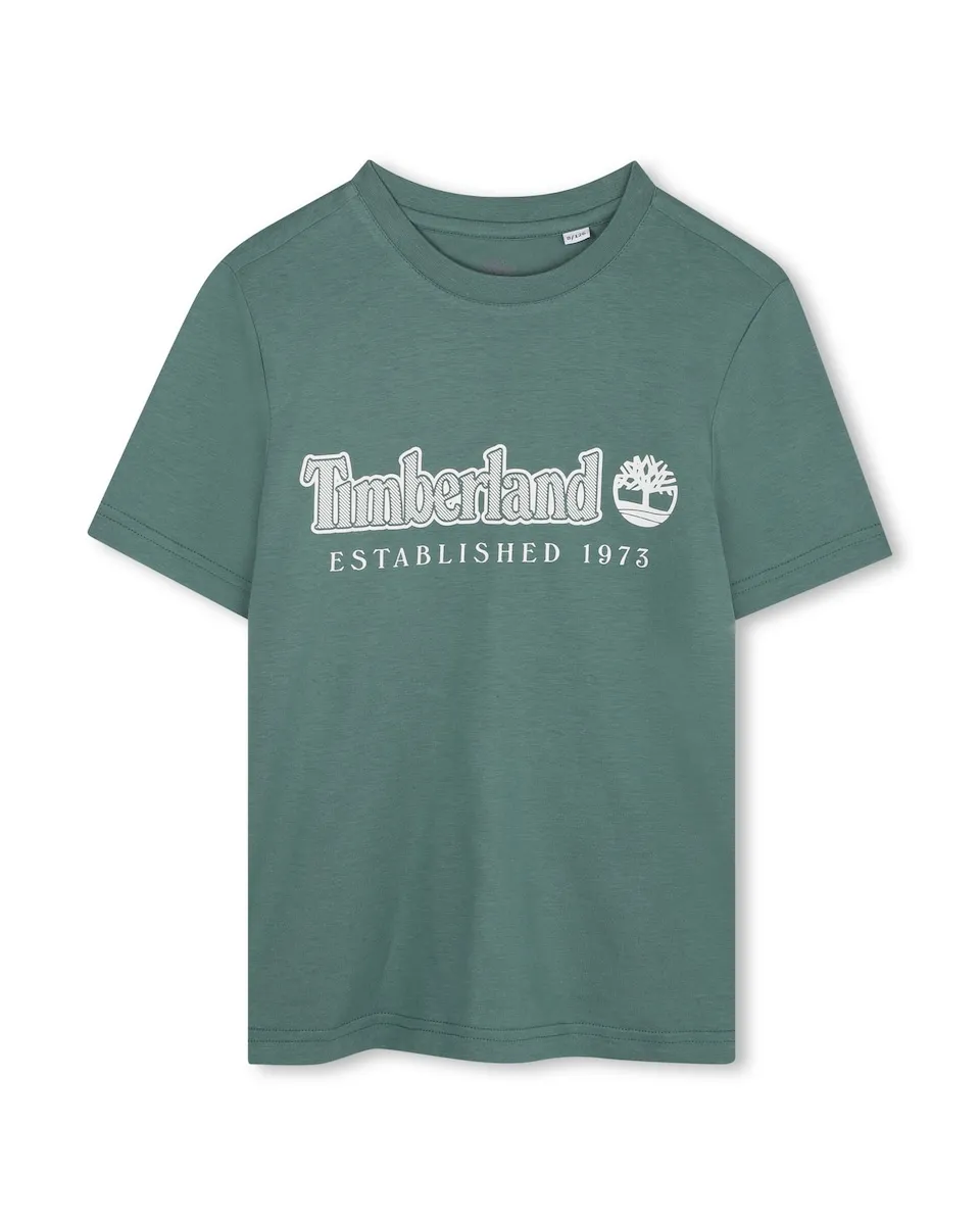 Детская хлопковая футболка Timberland, зеленый
Детская хлопковая футболка Timberland, зеленый
