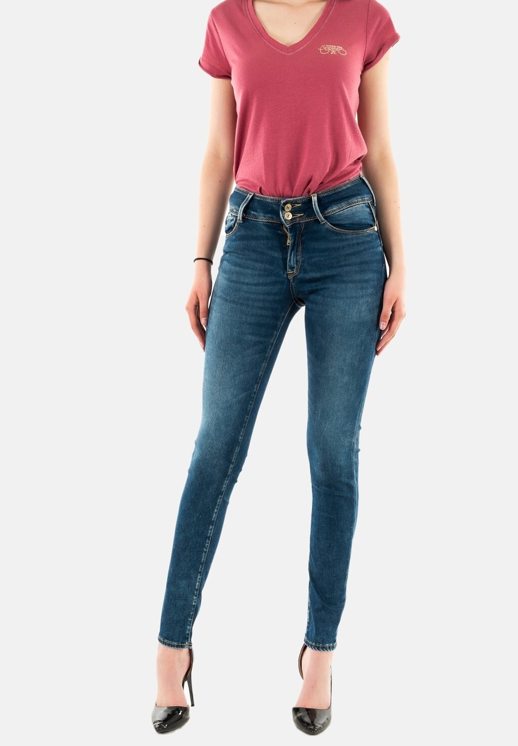 Джинсы облегающего кроя Le Temps Des Cerises, синий
Джинсы облегающего кроя Le Temps Des Cerises, синий