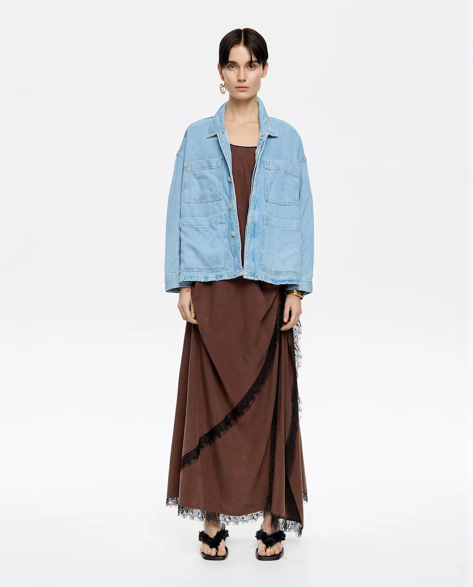 Женская джинсовая куртка прямая Bimba y Lola, синий
Женская джинсовая куртка прямая Bimba y Lola, синий