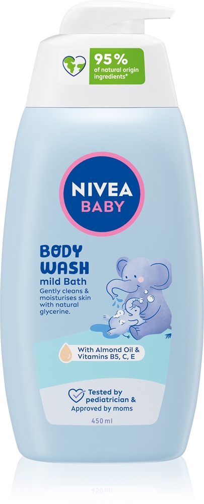 Детский шелковистый гель для душа Nivea, 450 мл
Детский шелковистый гель для душа Nivea, 450 мл